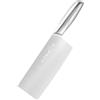 SHI BA ZI ZUO Mannaia Cinese,Coltello da Cucina (Argento-SL1703-B)