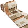 emmevi Tappeto Cucina Bordato Colori Accesi Passatoia Antiscivolo Lavabile Mod.FAKIRO DIS_38 57X140 BEIGE