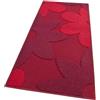 emmevi Tappeto Cucina 3D Fiore Tridimensionale Morbido Bordato Moderno Corsia Antiscivolo 50x135 Bordeaux