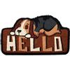 BIANCHERIAWEB SONNI CALDI E PROFONDI CON BIANCHERIAWEB Zerbino Entrata Ingresso Esterno Antiscivolo Cocco Animal Dog Hello