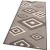 emmevi Tappeto Cucina Rombi Tridimensionali 3D Assorbente Morbido Moderno Antiscivolo 57x270 Beige