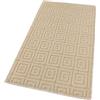 emmevi Tappeto Cucina 3D Antiscivolo Tinta Unita Lavabile Morbido Assorbente Mod.EVITA 50X100 BEIGE