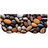 emmevi Tappeto Cucina Gomma Pvc Stampa Digitale HD Pietre Colorate Moderno Sagomato Antimacchia 50x120 cm
