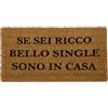 BIANCHERIAWEB SONNI CALDI E PROFONDI CON BIANCHERIAWEB Zerbino Entrata Ingresso Casa Esterno Antiscivolo In Cocco Allegro Ricco Single