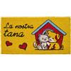 BIANCHERIAWEB SONNI CALDI E PROFONDI CON BIANCHERIAWEB Zerbino Entrata Ingresso Casa Esterno Antiscivolo In Cocco Funny Tana