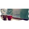 emmevi Tappeto Cucina Gomma Pvc Moderno Sagomato Antimacchia Stampa Digitale HD Caffè Cuori 50x120 cm