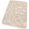 emmevi Tappeto Bagno Morbido Scendiletto Moderno Elegante Antiscivolo Assorbente mod.GIAVA_55X90 BEIGE