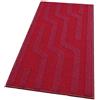 emmevi Tappeto Cucina A Righe 3D Morbido Bordato Passatoia Ingresso Assorbente Antiscivolo 57x190 Bordeaux