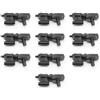 BricksStuff DC-17m Blaster Pack | Set da 10 pezzi | Compatibile con minifigure Star Wars - Contiene 10 pezzi Sci-Fi Blaster DC17 m
