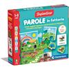 Clementoni Sapientino Montessori - Parole in Fattoria, Gioco Educativo con Puzzle Animali Sagomati per Bambini 1-3 Anni, Sviluppo del Linguaggio e Tattile, Made in Italy, Lingua Italiana, 16864