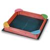Wintem Sabbiera per Bambini da Esterno in Legno Verniciato Fantasy 100x100x17 cm con Sedute Incluse, Robusta e Sicura