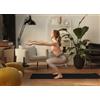 BIANCHERIAWEB Tappetino Fitness Ammortizzante Antiscivolo 4mm Tappeto Sport Yoga Pilates 61x173 Nero