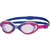 Zoggs Sonic Air Junior - Occhialini da Nuoto Unisex con Protezione UV e Anti-Appannamento, Occhialini da Nuoto, Pink/Purple, 6-14 Anni