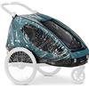 hauck Parapioggia per Rimorchio Bici Dryk Duo e Dryk Duo Plus - Telo Antipioggia con Fori di Ventilazione - Facile da Fissare con Chiusura a Strappo - Pieghevole - Trasparente