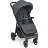 Kikka Boo KikkaBoo Passeggino Leggero da Viaggio URBAN, 0+ Mesi fino 22 kg, Pieghevole Automatico, Compatto, Schienale Reclinabile, Sospensioni su Tutte le Ruote, Grigio Scuro