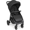 Kikka Boo KikkaBoo Passeggino Leggero da Viaggio URBAN, 0+ Mesi fino 22 kg, Pieghevole Automatico, Compatto, Schienale Reclinabile, Sospensioni su Tutte le Ruote, Nero