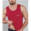 Kappa Canotta colorata uomo Kappa 100% cotone pettinato K1325, ROSSO