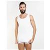 Nottingham Canotta uomo Nottingham in filo di scozia VL1700, BIANCO