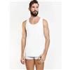 Nottingham Canotta spalla larga uomo Nottingham collo a giro cotone bielastico FIRE, NERO