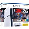 Sony Computer Ent. Sony PS5 Console 1TB Standard Slim White + NBA 2K6 Italia