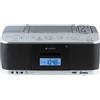 TOSHIBA AUREX TY-CDX92 CD Cassette Radio Bluetooth USB SD Argento