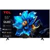 TCL Smart TV 55" 4K UHD QLED Google TV Dolby Vision Atmos Classe F Nero 55T69C TCL