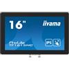 IIYAMA 39,5Cm (15,6") TF1615MC-B1 16:9 M-Touch VGA+HDMI+DP Retail