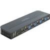 Delock,11484,DisplayPort AA81.4 KVMSwitch 8K 30Hz mit USB 3 undAudio, schwarz