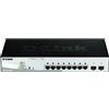 D-Link DGS-1210-08P/E Smart Switch Gestito, 8 Porte Gigabit, PoE - Solo cavo di