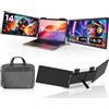 MAGICRAVEN Monitor Portatile per Laptop 14 pollice FHD 1080P Doppio Schermo PC