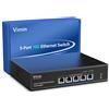 VIMIN Switch Ethernet Non Gestito 10G a 5 Porte, Switch di Rete 10Gbe Che Suppor