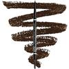 NYX Professional Makeup Matita sopracciglia, Micro Brow Pencil, Due lati con matita automatica e scovolino, Tonalità: Espresso