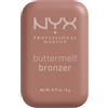 NYX Professional Makeup Bronzer, Per un Look Abbronzato e Luminoso, Tenuta fino a 12h, Resiste alle Sbavature, No Transfer, Buttermelt, Tonalità: Deserve Butta, 5 g