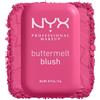 NYX Professional Makeup Buttermelt Blush Tono Butta con Me, Blush cremoso in polvere, burro di karitè, mango e mandorle, dura fino a 12 ore, formula vegana