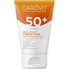 Carovit Crema Viso SPF 50+, Protegge da UVB e UVA, Crema Solare Idratante per Pelli Sensibili, 50 ml