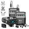 Xvive - U5T2 LAVALIER - Sistema wireless digitale con doppio trasmettitore per camera DSLR o Broadcast