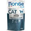 Monge Grill Buste Sterilized alla Trota - Cibo Umido Gatto, 85g Prezzo x 6 unità