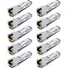 ipolex 10 PCS 1G SFP a RJ45 Ricetrasmettitore in rame, modulo SFP RJ-45 Mini GBIC 1000Base-T compatibile con Cisco GLC-T/SFP-GE-T, Meraki MA-SFP-1GB-TX, Ubiquiti UF-RJ45-1g, Mikrotik ecc. CAT.5e, 100m