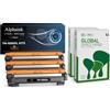 alphaink 3 Toner Compatibili con Brother TN1050 TN-1050 XL 2000 Copie + 2 Risme A4 500 fogli per DCP-1510 DCP-1512 DCP-1612W DCP-1610W DCP-1616NW HL-1210W HL-1110 HL-1112 MFC-1810 MFC-1910W
