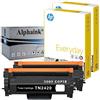 alphaink 2 Toner Compatibili con Brother TN2420 TN-2420 3000 Copie con 2 RISME Carta A4 per MFC L2710DW L2710DN L2730DW L2750DW HL-L23210D L2350DW L2370DN L2375DW DCP-L2510D L2530DW L2550DN