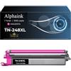 alphaink Toner Compatibile con TN248XL TN 248 M XL per Brother MFC-L3760CDW DCP-L3560CDW HL-L3240CDW HL-L3220CW MFC-L3740CDW HL-L8240CDW HL-L8230CDW DCP-L3515CDW DCP-L3520CDW (Con chip, 1 Magenta)