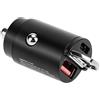 QWORK® Caricatore Auto USB C, PD 45W & QC 45W, Ricarica Rapida Universale per Veicoli 12V 24V - Alloggiamento in metallo con Anello di Trazione