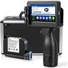 Eurannit E55 Stampante a getto d'inchiostro portatile - Ugello 12,7 mm, Inchiostro rapido W6900K per Cartone, Metallo, Plastica, Codici QR, Loghi e numeri di serie