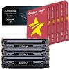 alphaink 3 Toner Compatibili con HP CE285A 85A + 5 Risma Carta A4 LaserJet Pro P1102 P1102W M1212NF M1132 MFP M1217NFW M1132 M1212 M1130 P1100 M1136 M1210 M1210MFP M1134MFP M1134 M1137