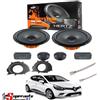 Superauto hi-fi Hertz DSK 165 dsk165.3 Altoparlanti 2 vie + Supporti Casse Anteriore Compatibile con Renault Clio IV Dal 2012 Al 2019