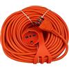 Extrastar Prolunga Da Giardino Con Pratico Supporto Spina Grande 16 A Presa Pluristandard Sezione Cavo 3 x 1,5 mm² Arancio 20 Meter.