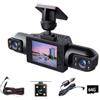 generic Sistema di Dashcam per auto a vista completa, telecamera panoramica a 4 canali a 360° con telecamere anteriori posteriori, sinistra e destra, registratore di guida auto, registrazione 4K, monitor
