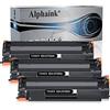 alphaink 3 Toner Compatibili con HP 83A CF283A per Stampanti HP Laserjet Pro M126A M126nw M128fn M128fp M128fw MFP M225dn M225rdn M201n M201dw MFP M125a M125hw M125nw M125rnw M127fn M127fp (3 Nero)