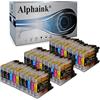alphaink 30 Cartucce compatibili per Brother con LC1280 LC1240 per Brother MFC-J5910DW MFC-J280W MFC-J425W MFC-J430W MFC-J435W MFC-J6510DW MFC-J6710DW J6910DW J835DW