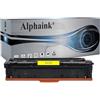 alphaink Toner W2412A 216A Giallo Con Chip Compatibile con HP Color Laser Pro M155NW M180 M182N M182NW M183FW M183 versione da 850 copie